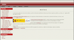 Desktop Screenshot of meteo.maicas.net