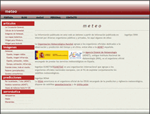 Tablet Screenshot of meteo.maicas.net